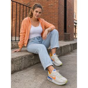 Nike Air Max Dawn Women's Size 9.5 White-Multi Lifestyle Shoes